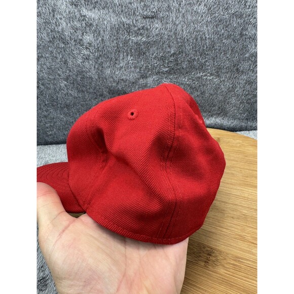 Cincinnati Reds Hat Cap Fitted Kids 6 3/4 Red MLB Baseball Wool New Era - Picture 4 of 11